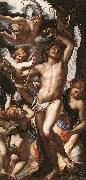 PROCACCINI, Giulio Cesare St Sebastian Tended by Angels af Norge oil painting reproduction